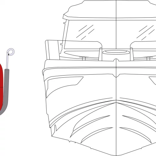 Rekkeholder for SUP/Kajakk