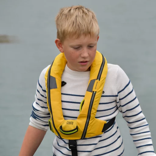 Spinlock Deckvest Cento JR automatvest sun yellow