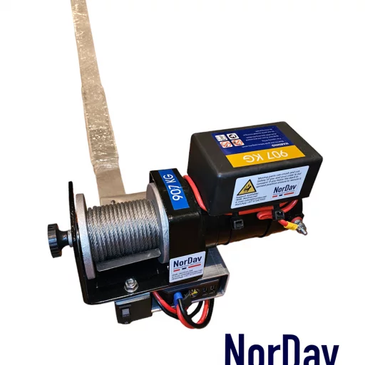 907 Vinsj 12V inkludert batteri