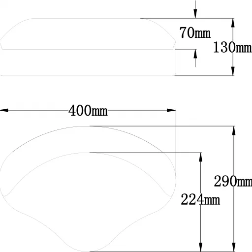 Båtsete komplett med hurtigfeste