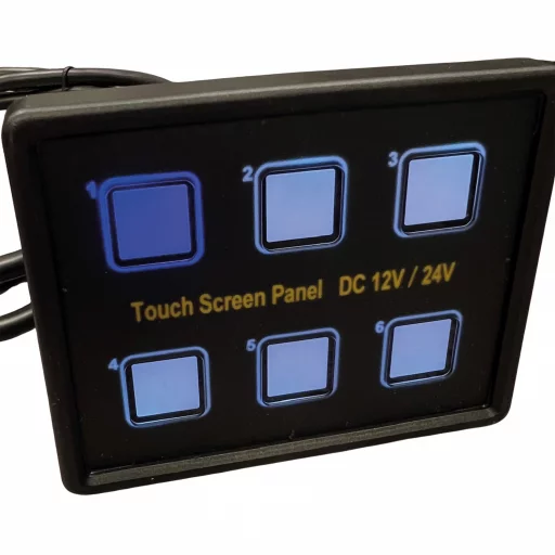 Bryterpanel - 6 touch brytere 12/24V