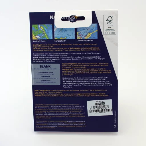 Navionics Kart Regular, valgfritt område SD