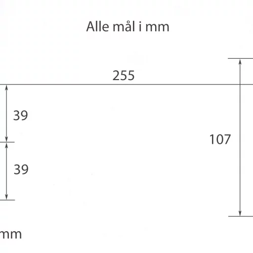 1852 Teleskopbadestige med kort brakett