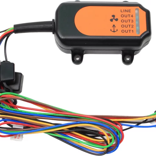 Dashbord- og fjernkontroll til ankervinsj og baugpropell