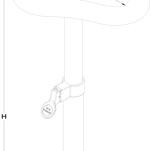 Båtsete komplett med hurtigfeste