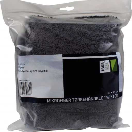 1852 Mikrofiber Tørkehåndkle Twisted