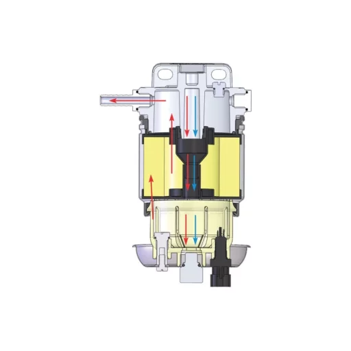 Vetus forfilter komplett med holder