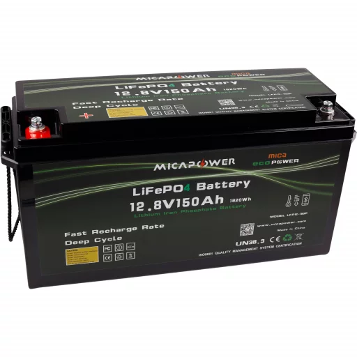 Litiumbatteri PRO m/varme og bluetooth 12V 150 Ah