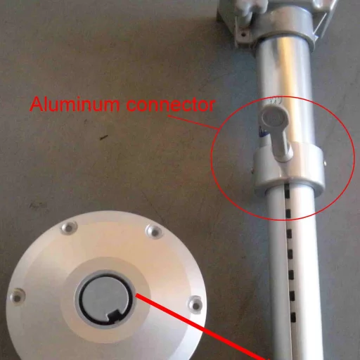 Stolsøyle justerbar m/slide, flyttbar