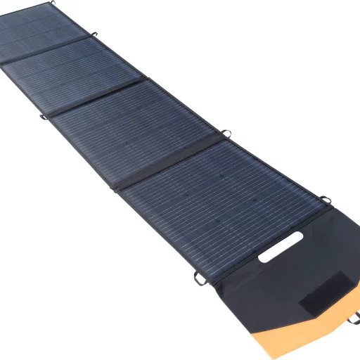 1852 Sammenleggbart solcellepanel m/regulator 200 W