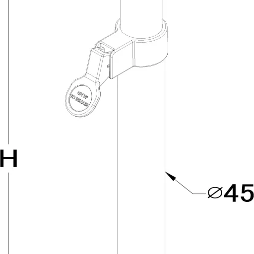 Båtsete komplett med hurtigfeste