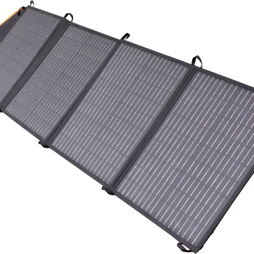 1852 Sammenleggbart solcellepanel m/regulator 100 W