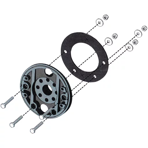 Adapter K84 for tilkobling av tiltmekanisme X52