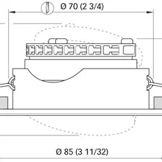 Quick NIKI DL85 LED Downlight 4W