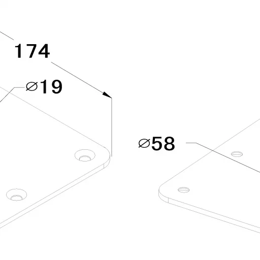 Båtsete komplett med hurtigfeste