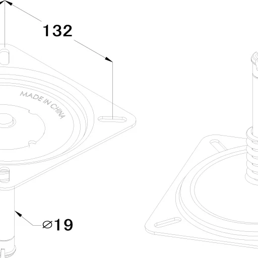 Båtsete komplett med hurtigfeste