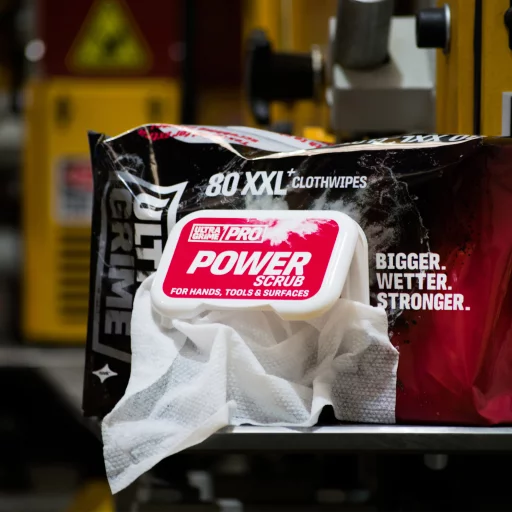 Ultragrime Power Scrub håndrensservietter