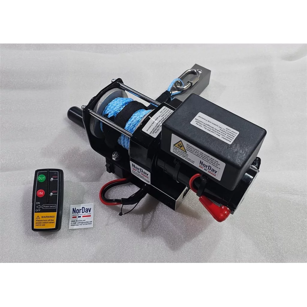 907 Vinsj 12V inkludert batteri