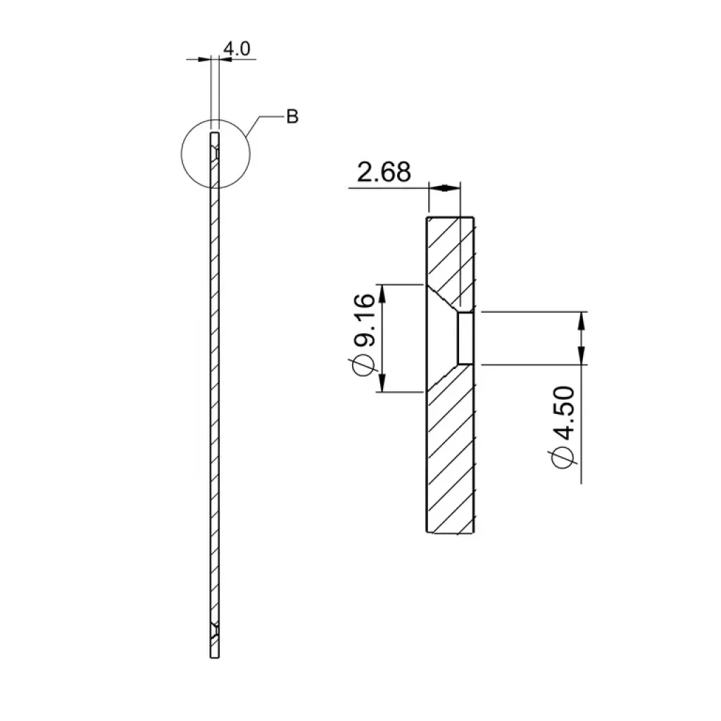 Raymarine adapterplate fra C120 og E120 til Axiom 12