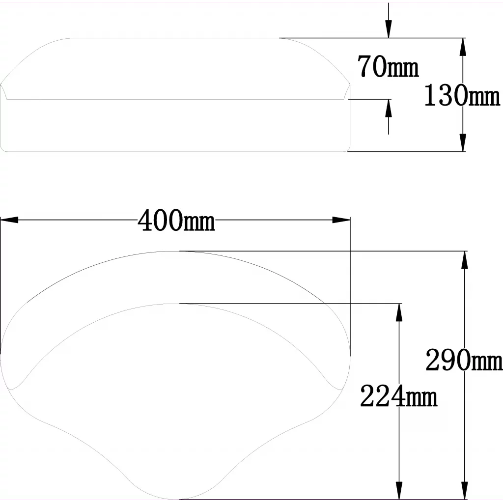 Båtsete komplett med hurtigfeste