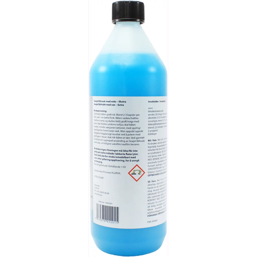 Seajet Båtvask m/voks 1 l