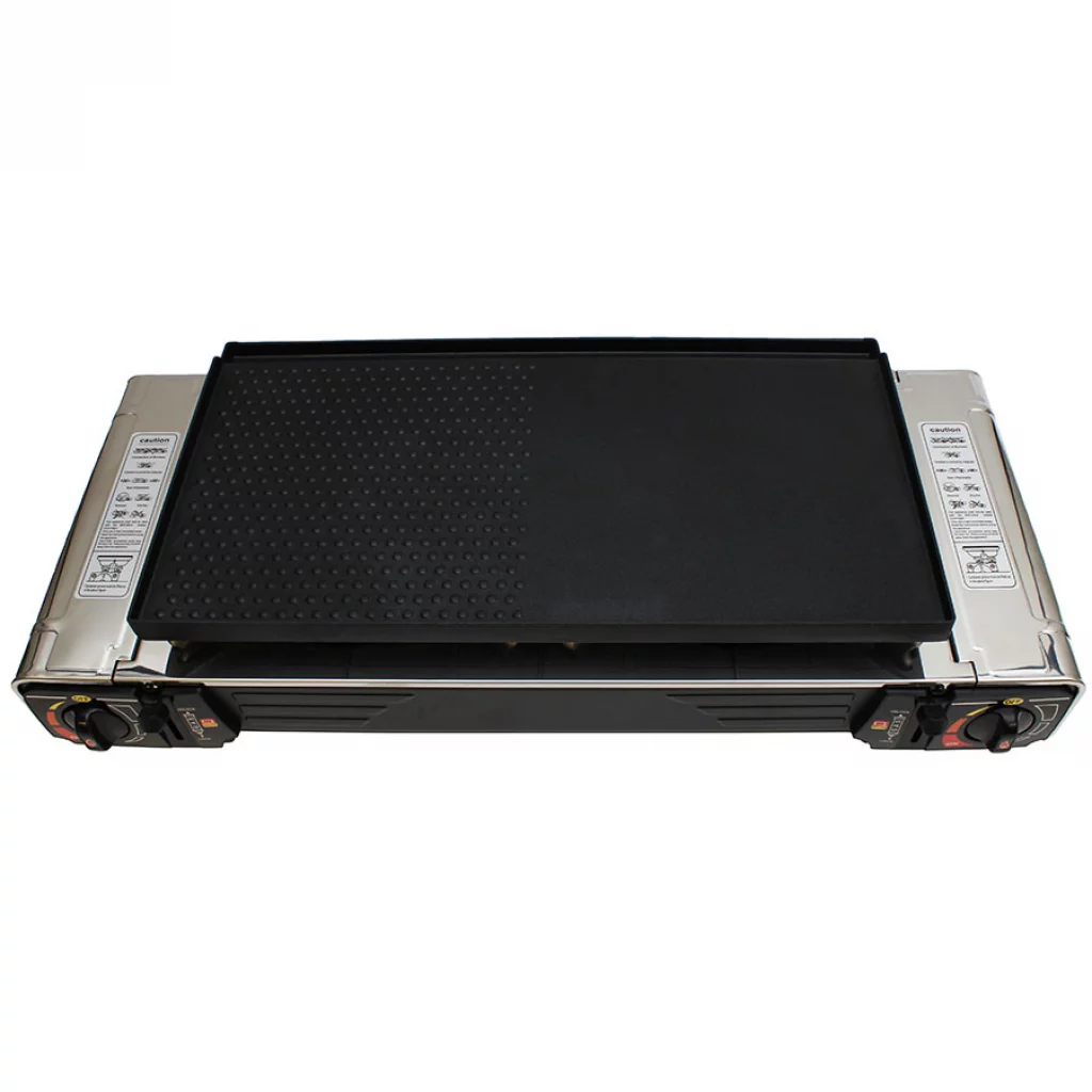 1852 Dobbelt kokeapparat grill/gass