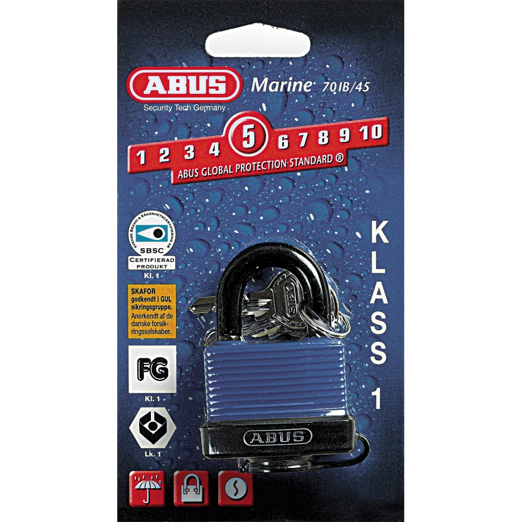 Abus Hengelås, 70IB/45C Marine