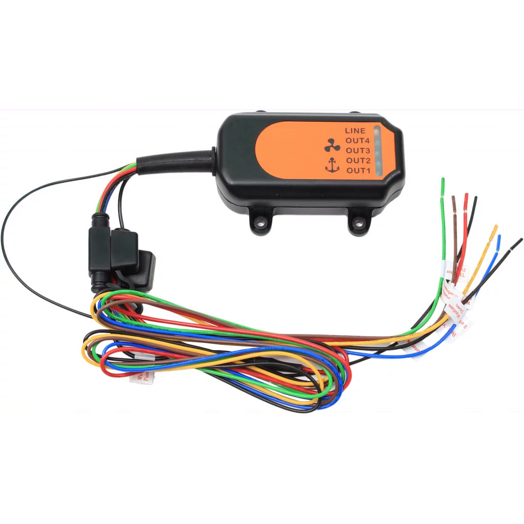 Dashbord- og fjernkontroll til ankervinsj og baugpropell