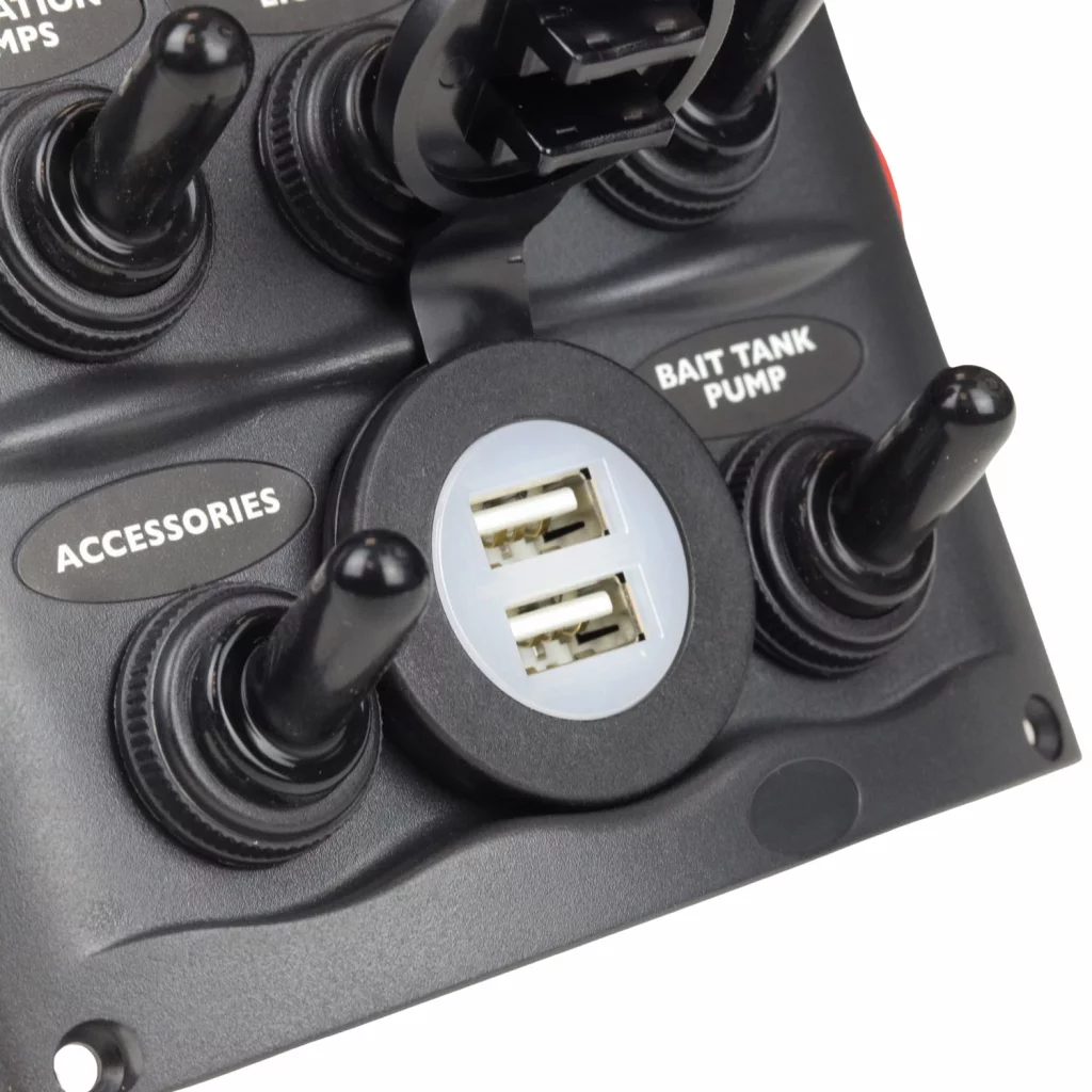 BEP Bryterpanel 5 brytere + USB