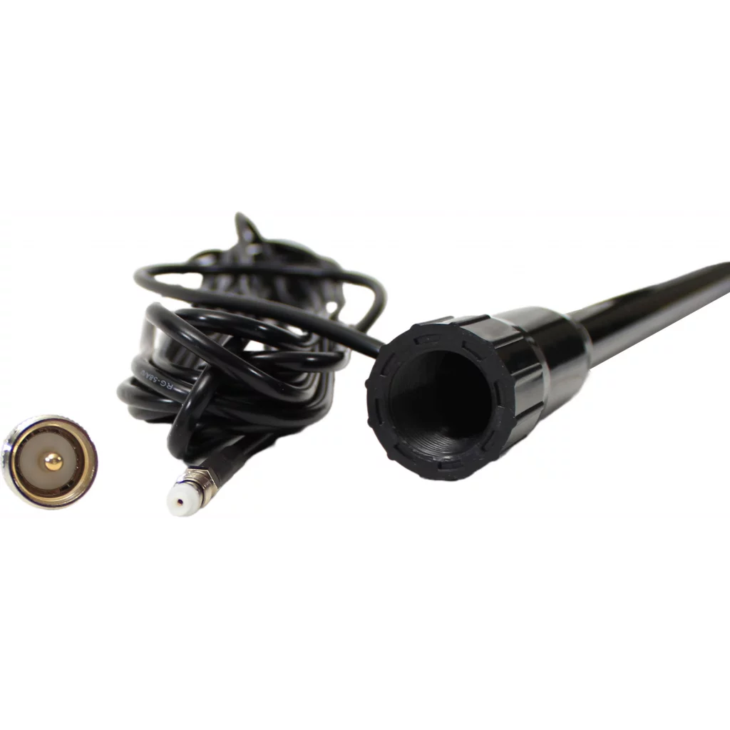 1852 VHF antenne motorbåt sort