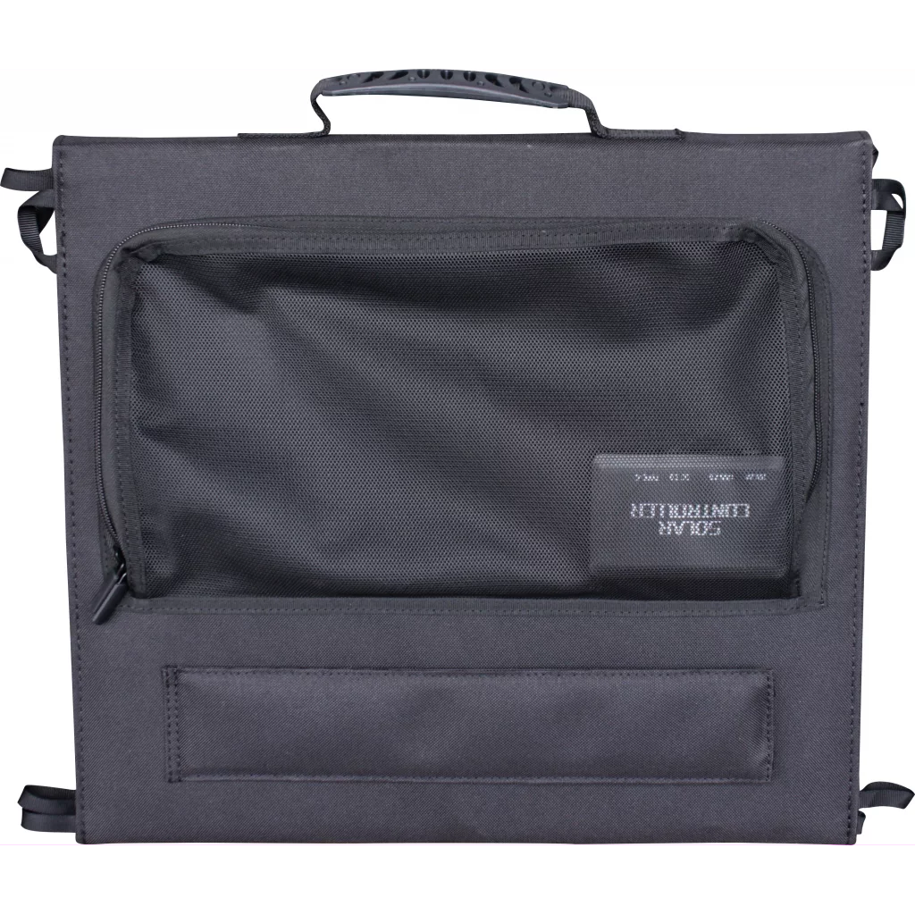 1852 Sammenleggbart solcellepanel m/regulator 100 W