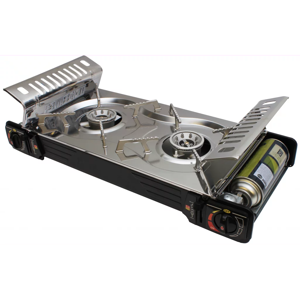 1852 Dobbelt kokeapparat grill/gass