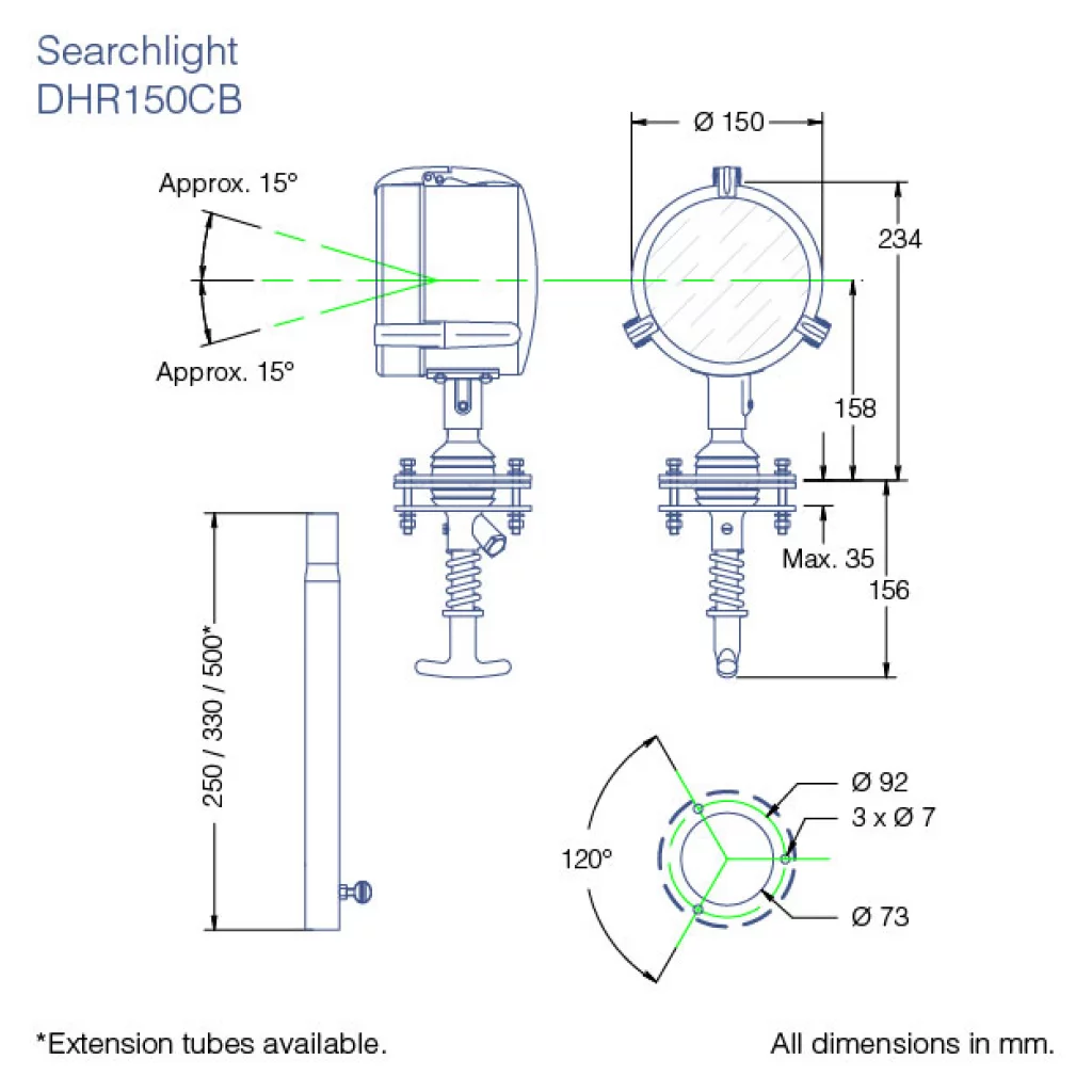 DHR Lyskaster 10-32VDC 10W