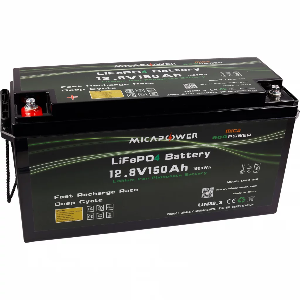 Litiumbatteri PRO m/varme og bluetooth 12V 150 Ah
