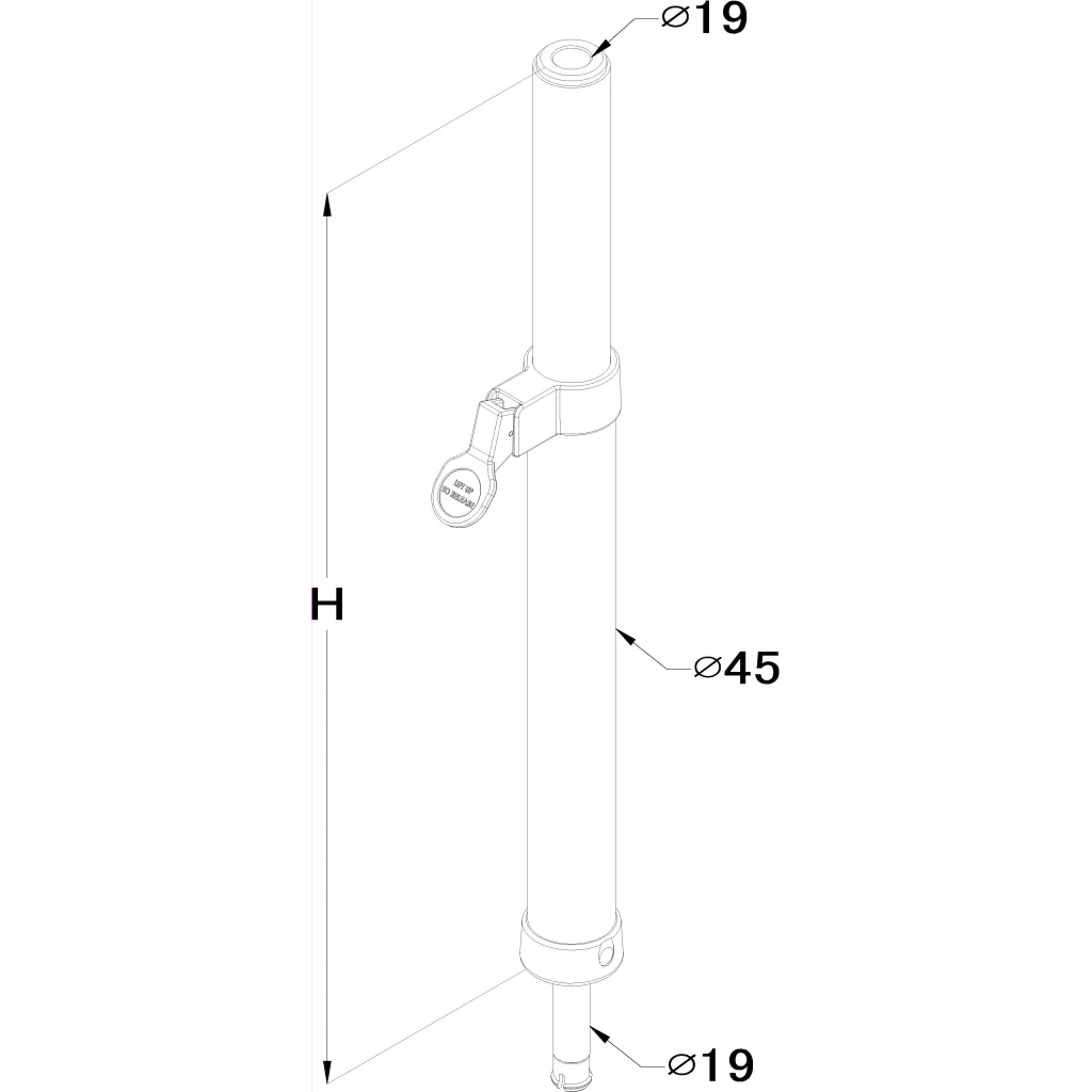Båtsete komplett med hurtigfeste