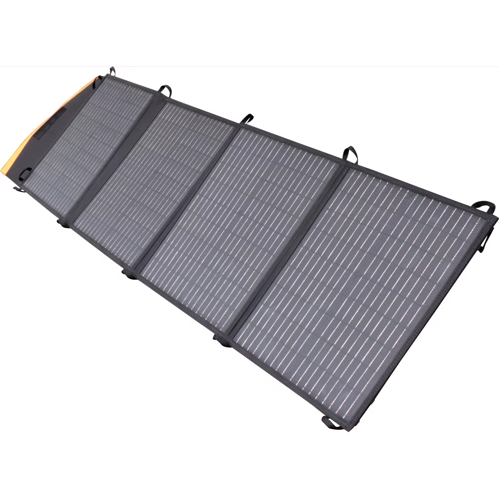 1852 Sammenleggbart solcellepanel m/regulator 100 W