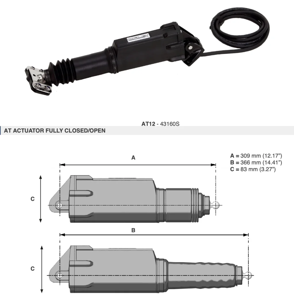 Ultraflex Gummibelg for Uflex Trimplan Sylinder AT12