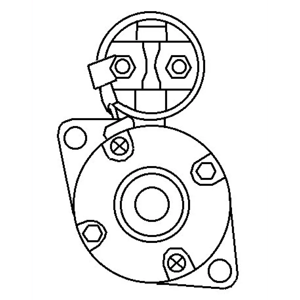 STARTER 9T 1KW YANMAR ORG.MANDO/VALEO