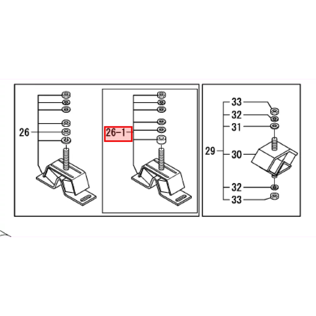 MOUNT ASSY, FLEXIBLE