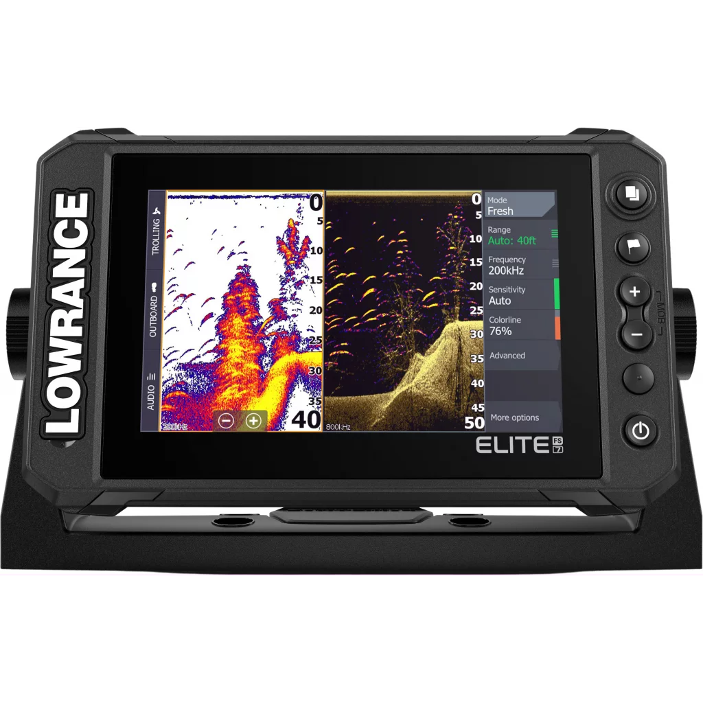 Lowrance Elite FS 9, ingen svinger