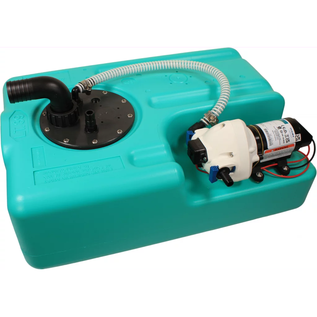 Vanntank 39 l m/12V trykkvannspumpe