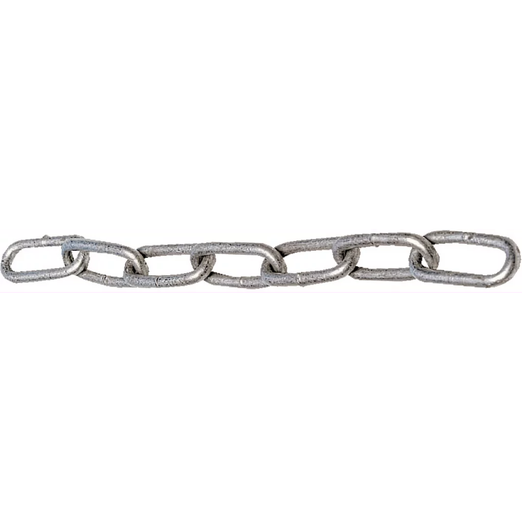 Kjettingspole, Langlenket, 4mm/70m, galvanisert