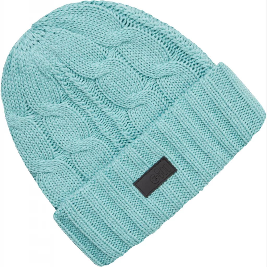 Gill Cable Knit Beanie lue blue one size