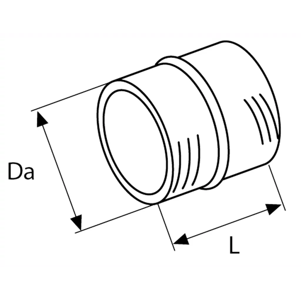 Webasto Slangekobling Ø55