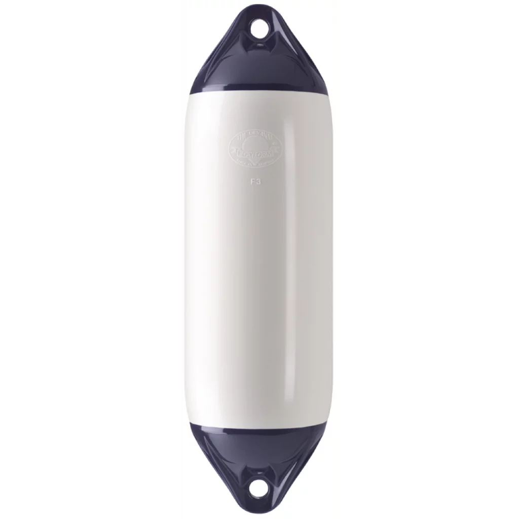 Polyform Fender F3 hvit blå topp