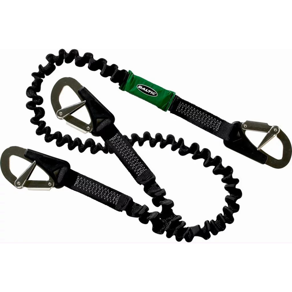 Baltic Sikkerhetsline, elastisk, 3 kroker, 2 m