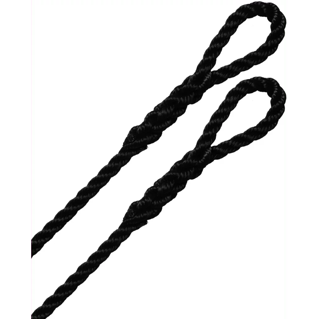 Robline 3-slått fenderline 2-pk 6 mm x 1,5 m sort