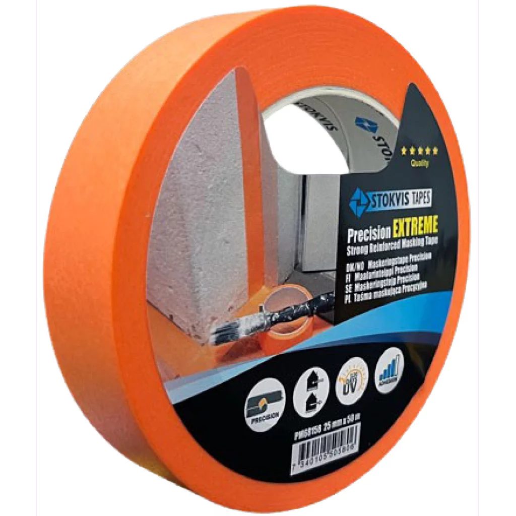 Stokvis Maskeringstape Extreme Orange 25 mm x 50 m