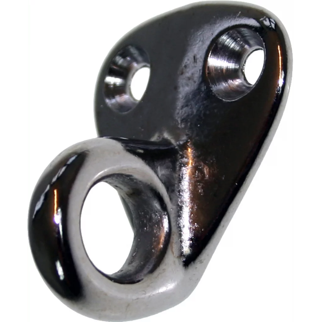 Fenderfeste m/øye, forkrommet