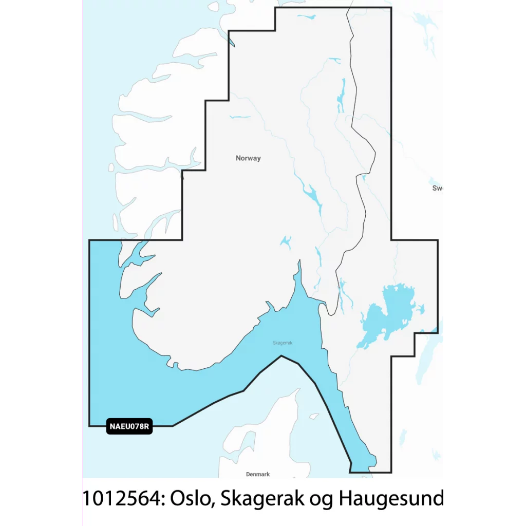 Navionics+ Regular Norge, Oslo, Skagerak & Haugesund